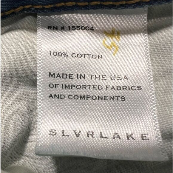 SLVRLAKE London Straight Leg High Waist Jeans Size 30 Sample One Of A Kind!!! - Picture 6 of 14